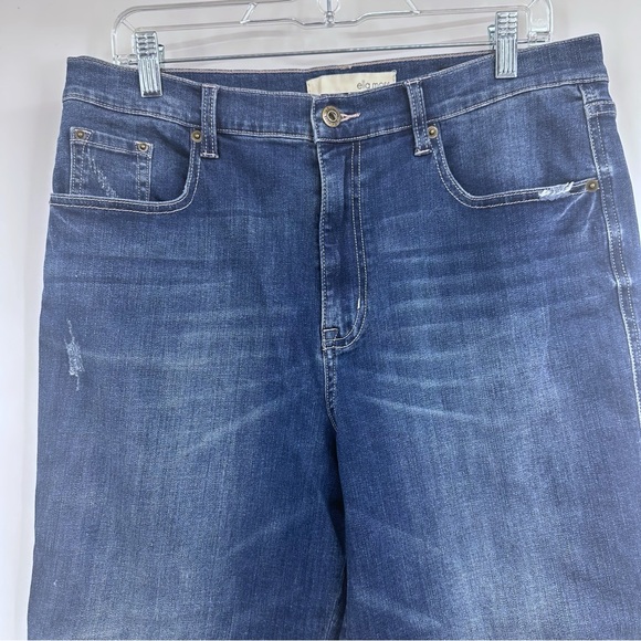 NWOT Ella Moss Floral Embroidered Ankle Jean Size 32 - Picture 7 of 15